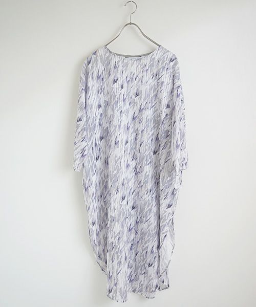 sneeuw.スニュウ.湖面プリントワンピース[snw21-08]