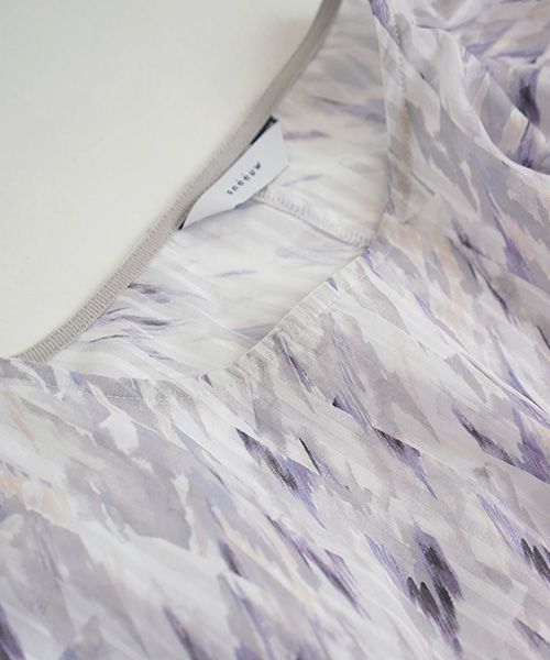 sneeuw.スニュウ.湖面プリントワンピース[snw21-08]