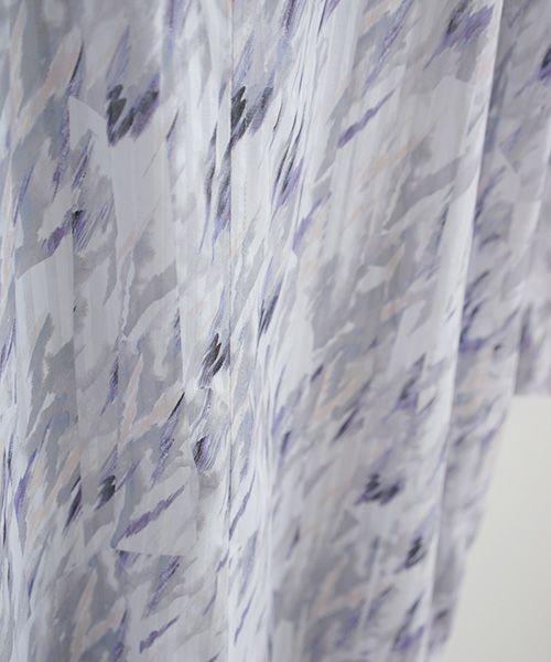 sneeuw.スニュウ.湖面プリントワンピース[snw21-08]