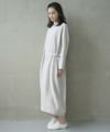 Mochi.モチ.petit hight neck dress [ms02-op-01/grey]