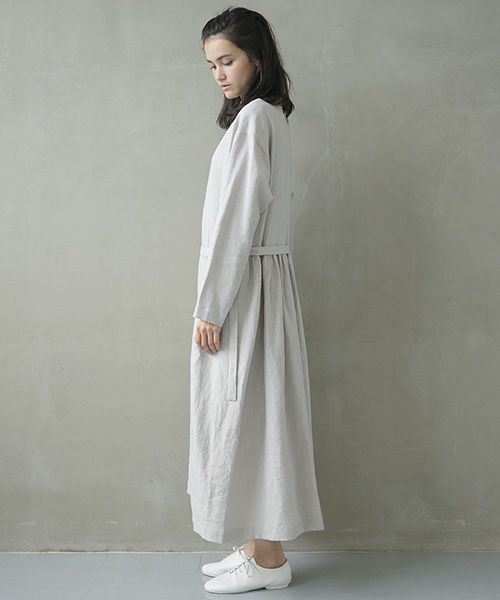 Mochi.モチ.petit hight neck dress [ms02-op-01/grey]
