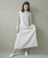 Mochi.モチ.petit hight neck dress [ms02-op-01/grey]