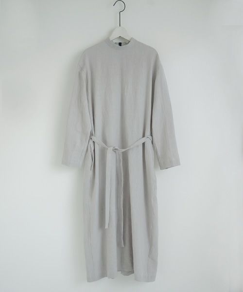 Mochi.モチ.petit hight neck dress [ms02-op-01/grey]
