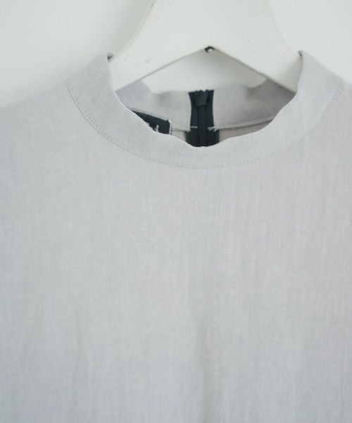 Mochi.モチ.petit hight neck dress [ms02-op-01/grey]