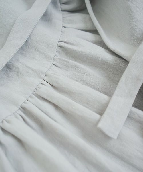 Mochi.モチ.petit hight neck dress [ms02-op-01/grey]