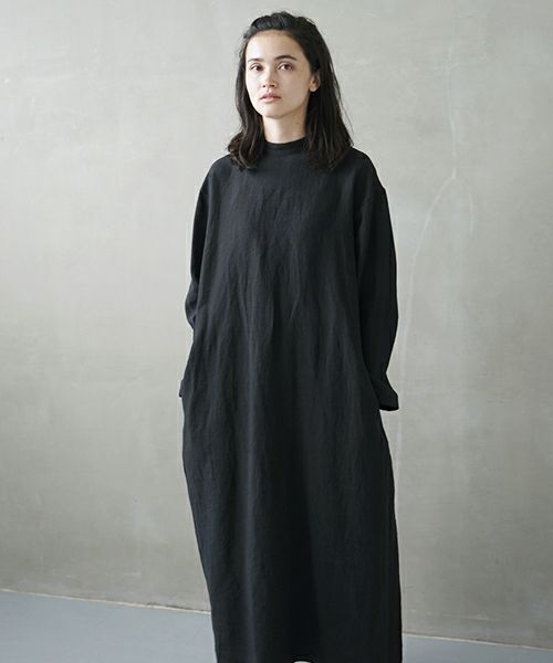 Mochi.モチ.petit hight neck dress [ms02-op-01/black]