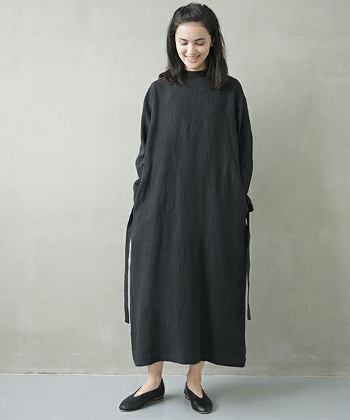 Mochi.モチ.petit hight neck dress [ms02-op-01/black]