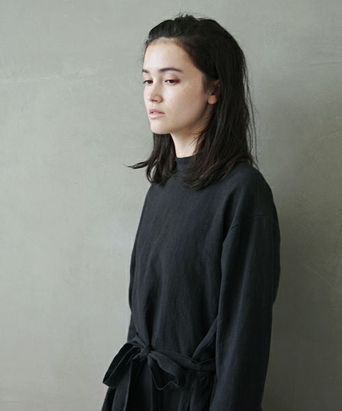 Mochi.モチ.petit hight neck dress [ms02-op-01/black]