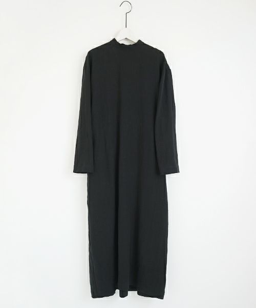 Mochi.モチ.petit hight neck dress [ms02-op-01/black]