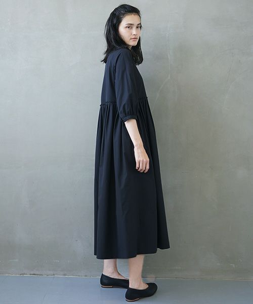 Mochi.モチ.pin tuck dress [ms02-op-02]