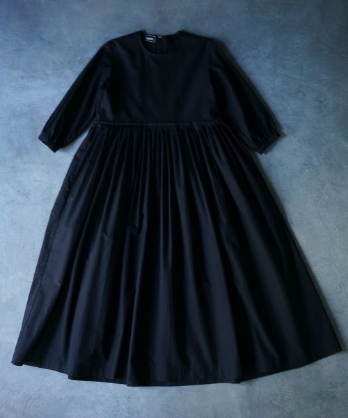 Mochi.モチ.pin tuck dress [ms02-op-02]