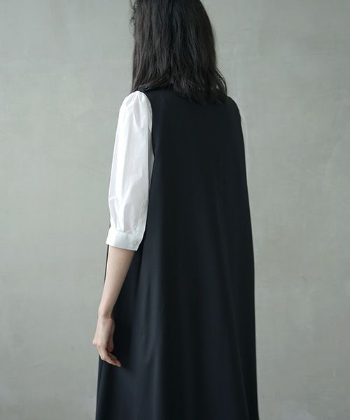Mochi.モチ.v-neck dress [ms02-op-03]