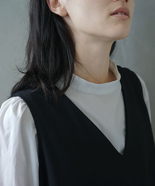 Mochi.モチ.v-neck dress [ms02-op-03]