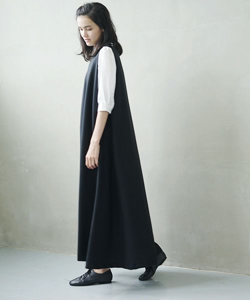 Mochi.モチ.v-neck dress [ms02-op-03]