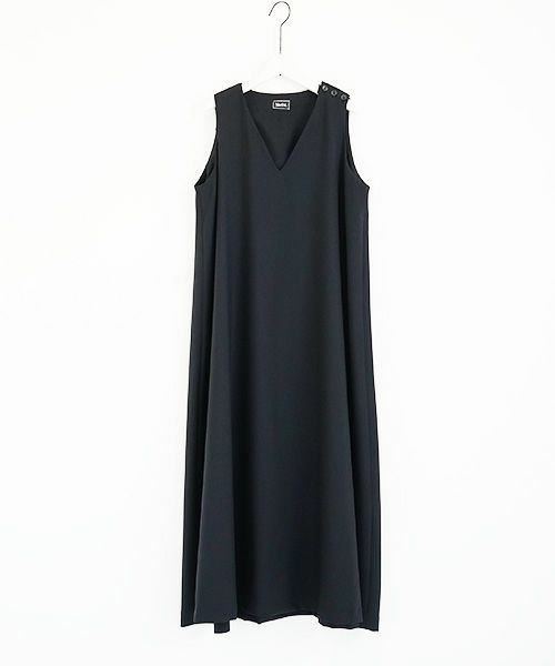 Mochi.モチ.v-neck dress [ms02-op-03]