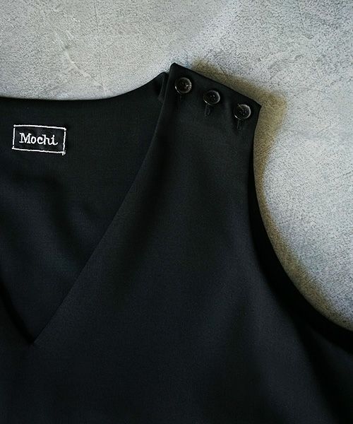 Mochi.モチ.v-neck dress [ms02-op-03]