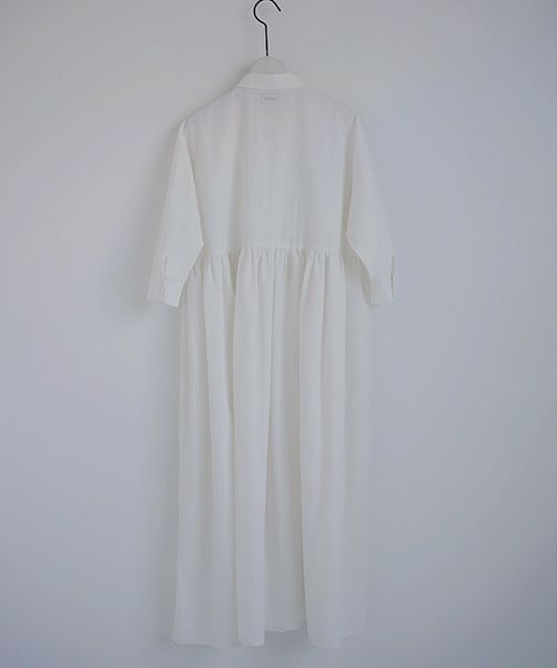 Mochi.モチ.shirt dress [ms02-op-05/white]