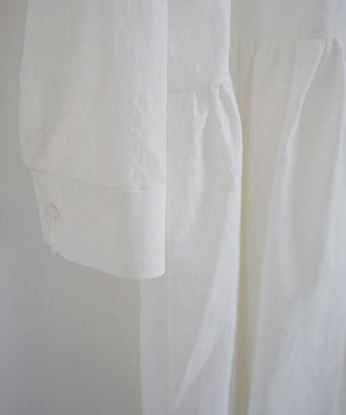 Mochi.モチ.shirt dress [ms02-op-05/white]
