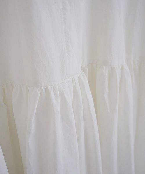 Mochi.モチ.shirt dress [ms02-op-05/white]