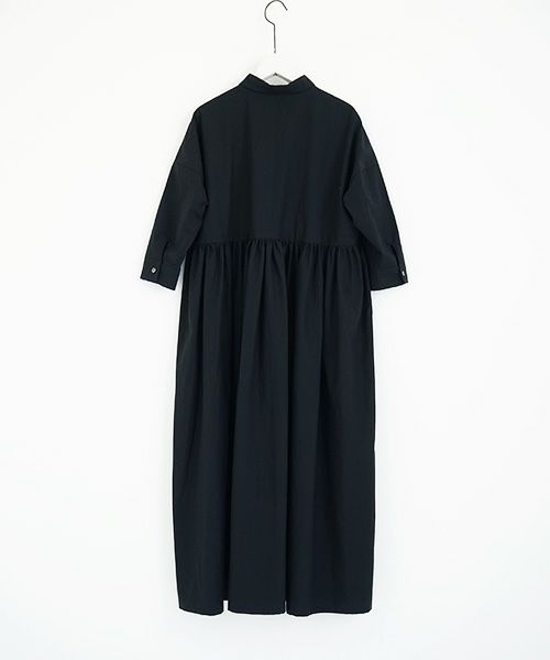 Mochi.モチ.shirt dress [ms02-op-05/black]