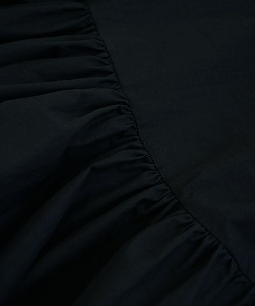 Mochi.モチ.shirt dress [ms02-op-05/black]