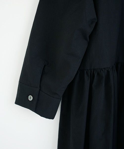Mochi.モチ.shirt dress [ms02-op-05/black]