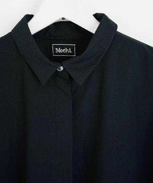Mochi.モチ.shirt dress [ms02-op-05/black]