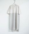 Mochi.モチ.cotton ＆ linen layered dress [ms02-op-07/beige]