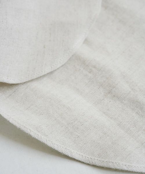Mochi.モチ.cotton ＆ linen layered dress [ms02-op-07/beige]
