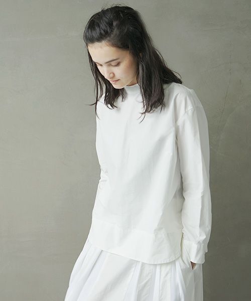 Mochi モチ petit high necked shirt [ms02-sh-01/white]