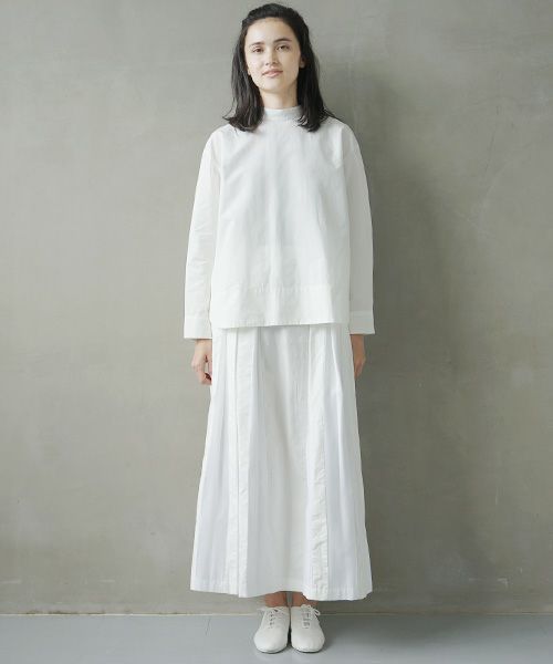 Mochi モチ petit high necked shirt [ms02-sh-01/white]