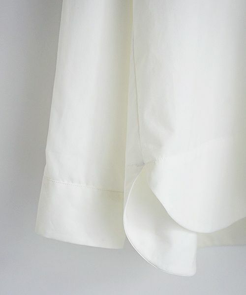 Mochi.モチ.petit high necked shirt.[ms02-sh-01/white]