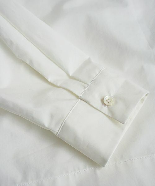 Mochi.モチ.petit high necked shirt.[ms02-sh-01/white]