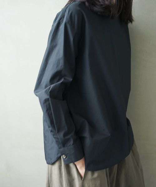 Mochi モチ petit high necked shirt [ms02-sh-01/black]