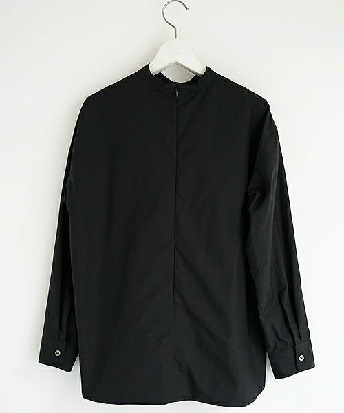 Mochi.モチ.petit high necked shirt.[ms02-sh-01-/black]