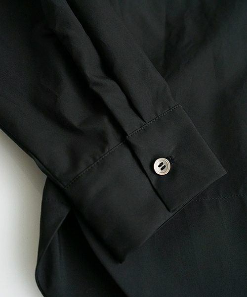 Mochi.モチ.petit high necked shirt.[ms02-sh-01-/black]