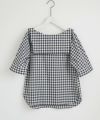 Mochi.モチ.gingham check blouse [ms02-sh-02]