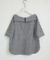 Mochi.モチ.gingham check blouse [ms02-sh-02]