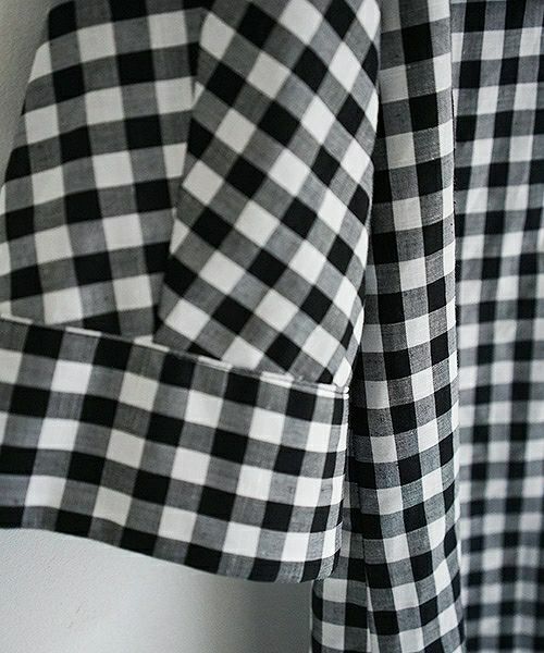 Mochi.モチ.gingham check blouse [ms02-sh-02]