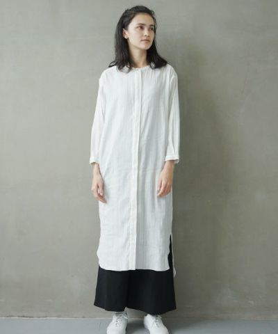 Mochi.モチ.stripe long shirt [ms02-sh-03]