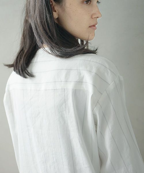 Mochi.モチ.stripe long shirt [ms02-sh-03]