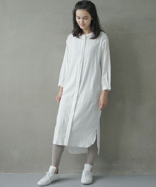 Mochi.モチ.stripe long shirt [ms02-sh-03]