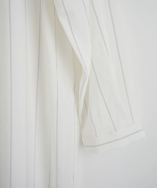 Mochi.モチ.stripe long shirt [ms02-sh-03]