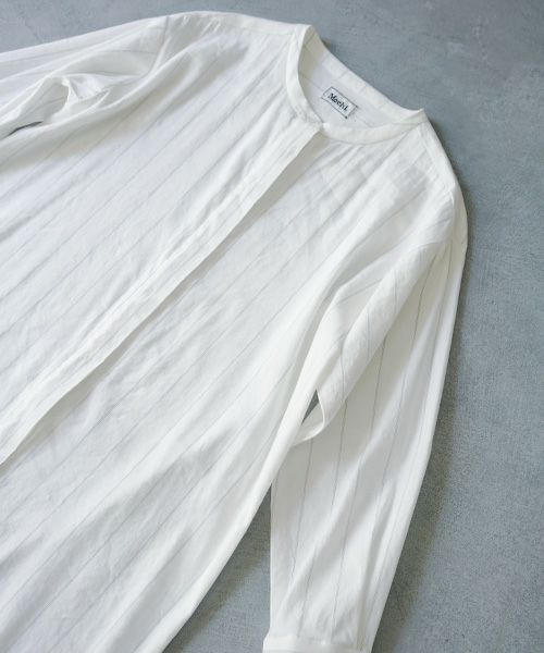 Mochi.モチ.stripe long shirt [ms02-sh-03]