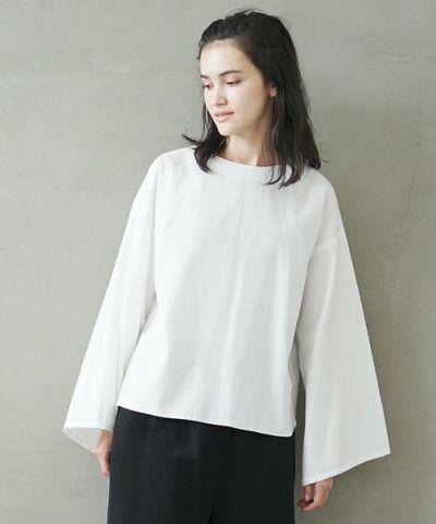 Mochi.モチ.big sleeve blouse [ms02-sh-04]