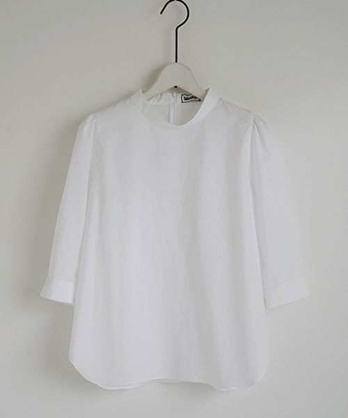 Mochi.モチ.gather blouse [ms02-sh-05/white]