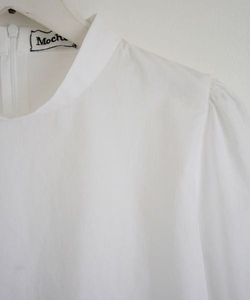 Mochi.モチ.gather blouse [ms02-sh-05/white]
