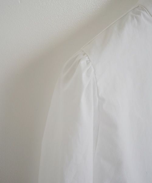 Mochi.モチ.gather blouse [ms02-sh-05/white]