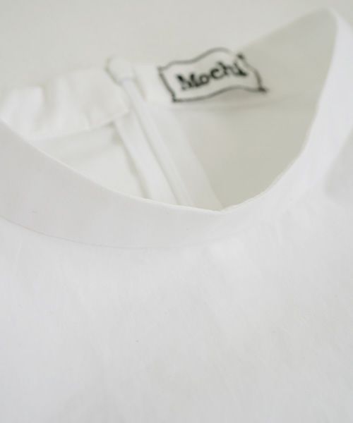 Mochi.モチ.gather blouse [ms02-sh-05/white]