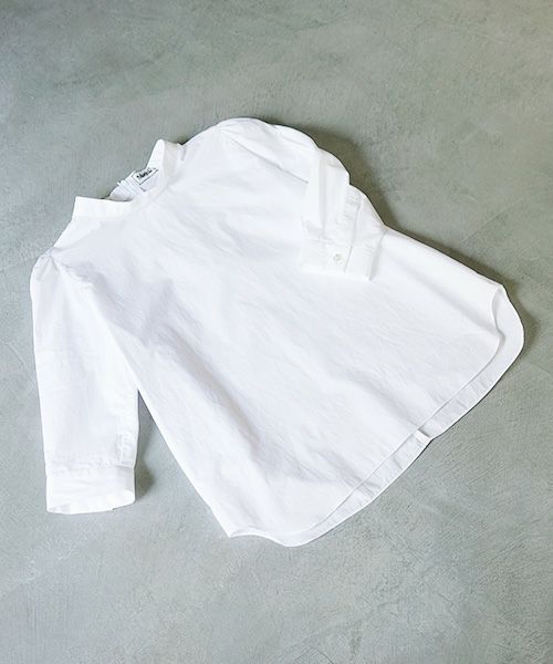 Mochi.モチ.gather blouse [ms02-sh-05/white]